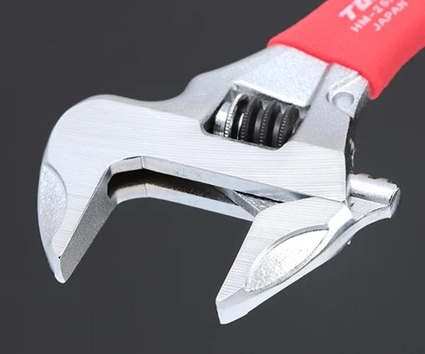 Mỏ lết thường miệng rộng mini TOP KOGYO HM-25MSR (Japan)