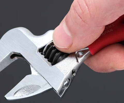Mỏ lết thường miệng rộng mini TOP KOGYO HM-25MSR (Japan)
