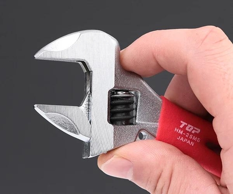 Mỏ lết thường miệng rộng mini TOP KOGYO HM-25MSR (Japan)