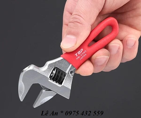 Mỏ lết thường miệng rộng mini TOP KOGYO HM-25MSR (Japan)