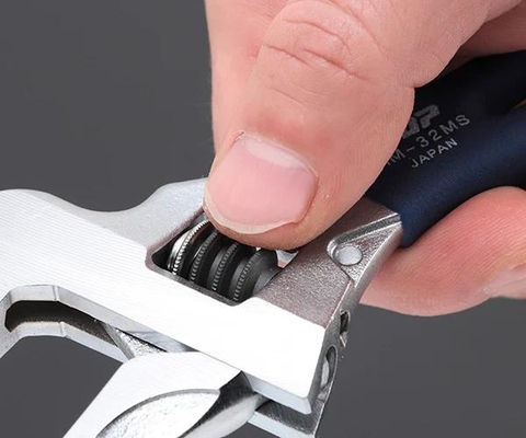 Mỏ lết thường miệng rộng mini TOP KOGYO HM-32MSNB (Japan)