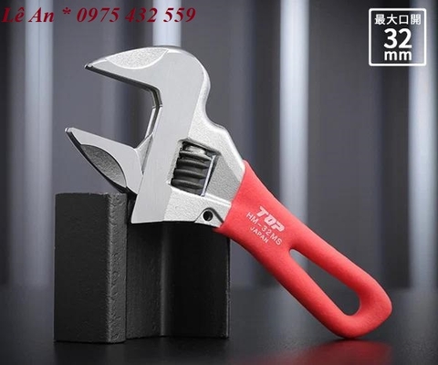 Mỏ lết thường miệng rộng mini TOP KOGYO HM-32MSR (Japan)
