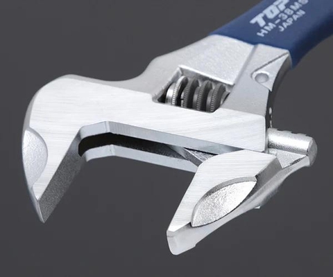 Mỏ lết thường miệng rộng mini TOP KOGYO HM-38MSNB (Japan)