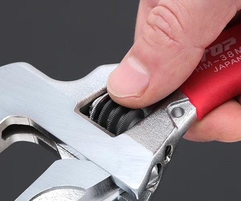Mỏ lết thường miệng rộng mini TOP KOGYO HM-38MSR (Japan)