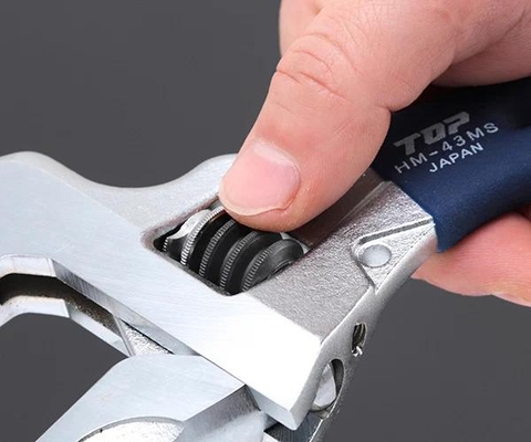 Mỏ lết thường miệng rộng mini TOP KOGYO HM-43MSNB (Japan)