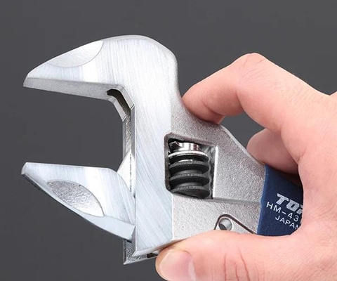 Mỏ lết thường miệng rộng mini TOP KOGYO HM-43MSNB (Japan)