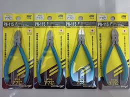 Kìm cắt nhựa lưỡi phẳng 115mm TSUNODA PN-115F