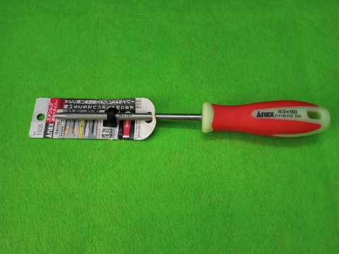 Tô vít 4 cạnh phát quang không gỉ ANEX No.1505+3x150