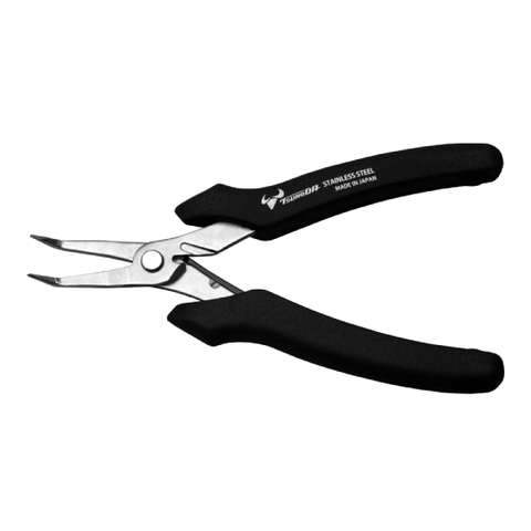 Kìm nhọn không gỉ đầu cong 140mm TSUNODA SPB-140