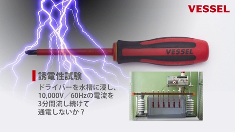 Tô vít 4 cạnh cách điện VDE 1000V VESSEL No.960 +2x100
