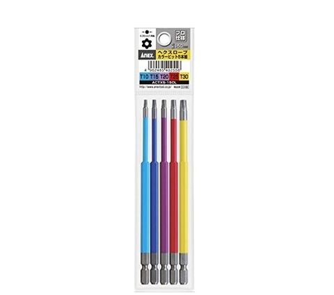 Vỉ 5 mũi vít hoa thị  ANEX ACTX5-150L