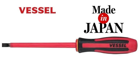 Tô vít 2 cạnh cách điện VDE 1000V VESSEL No.960 -0.8x5x75