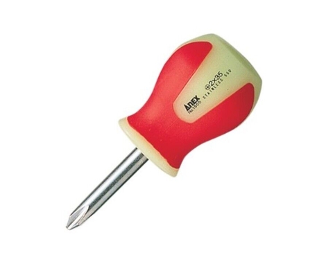 Tô vít 4 cạnh phát quang không gỉ (ngắn) ANEX No.1505+2x35