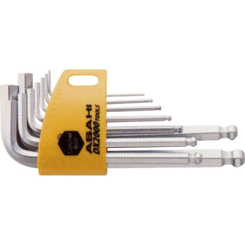 Bộ lục giác bi loại ngắn 1.5-10mm  ASAHI AZKS910