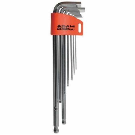 Bộ lục giác bi loại dài 1.5-10mm  ASAHI AQS0910