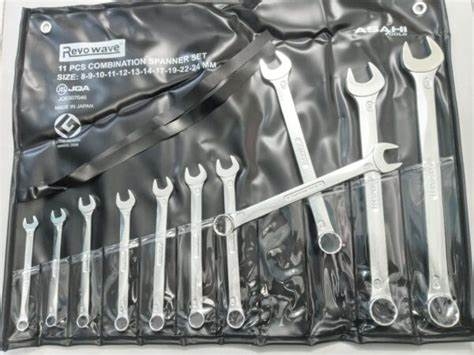 Bộ cờ lê vòng miệng 11 chi tiết, 8-24mm  ASAHI 1011M-1