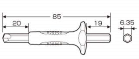 Mũi vít tháo vít gỉ ANEX AK-22N