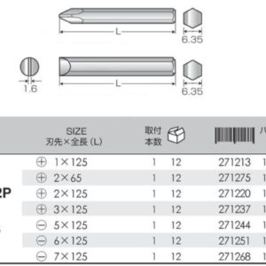 Mũi vít đóng ANEX AK-22P+3x125