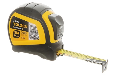 THƯỚC CUỘN TỰ ĐỘNG (CÔNG NGHIỆP) 5M*19MM TOLSEN 36013