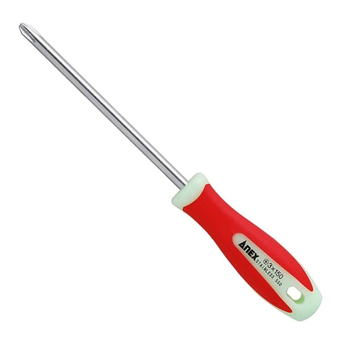 Tô vít 4 cạnh phát quang không gỉ ANEX No.1505+3x150