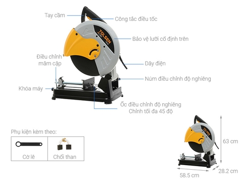 MÁY CẮT SẮT 355MM 2.500W TOLSEN TOLSEN 79538