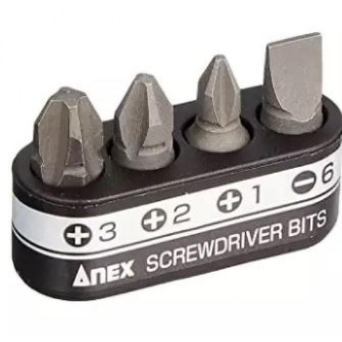 Bộ 4 mũi vít  ANEX AK-51P-B4