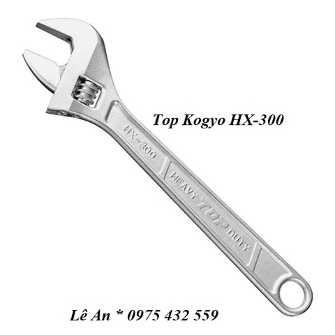 Mỏ lết thường miệng rộng TOP KOGYO HX-300 (Japan)