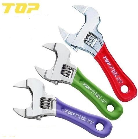 Mỏ lết mini miệng mỏng TOP KOGYO HY-26STV (Japan)