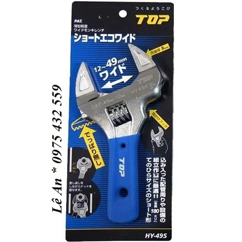 Mỏ lết mini TOP KOGYO HY-49S (Japan)