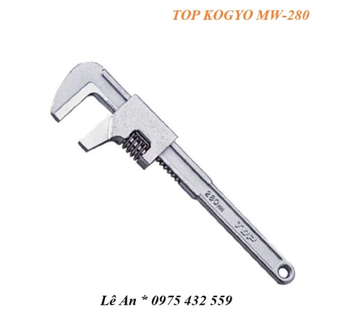 Mỏ lết vặn ống không răng TOP KOGYO MW-280 (Japan)