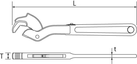 Cờ lê nhanh TOP KOGYO SW-250 (Japan)