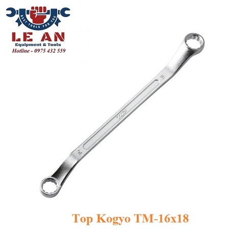 Cờ lê 2 đầu vòng TOP KOGYO TM-16x18 (Japan)