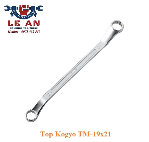 Cờ lê 2 đầu vòng TOP KOGYO TM-19x21 (Japan)