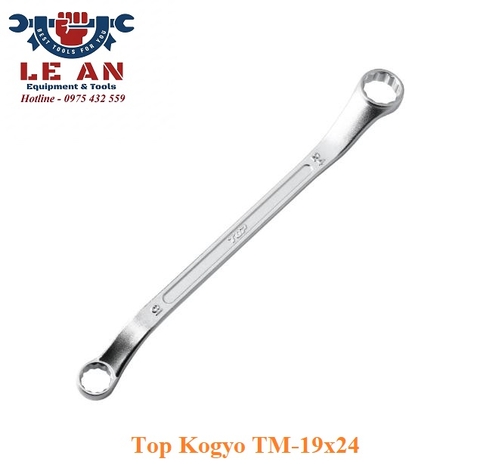 Cờ lê 2 đầu vòng TOP KOGYO TM-19x24 (Japan)