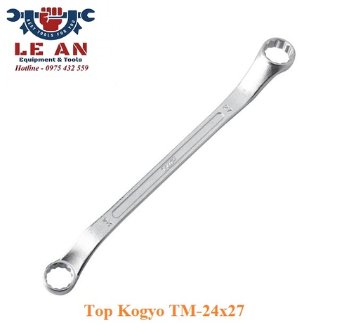 Cờ lê 2 đầu vòng TOP KOGYO TM-24x27 (Japan)