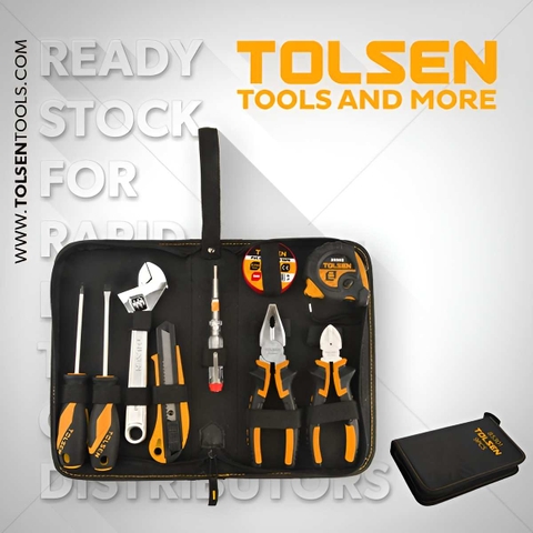 BỘ DỤNG CỤ 9PCS TOLSEN 85301