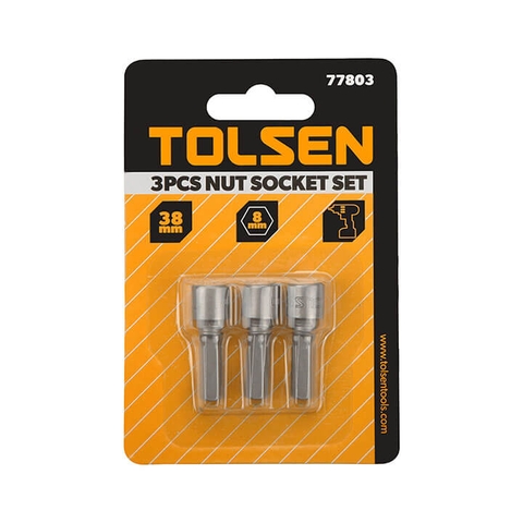 BỘ 3 VÍT BẮN TÔN ( KHÔNG TỪ ) 8mm TOLSEN 77803