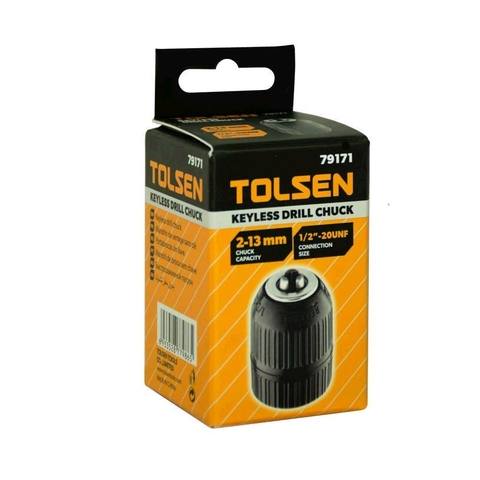 Đầu kẹp mũi khoan 13mm (không cây khóa) TOLSEN 79171
