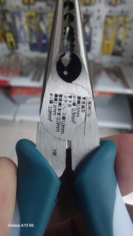 Kìm nhọn đa năng đầu gắp và cắt 150mm TSUNODA PW-212DG