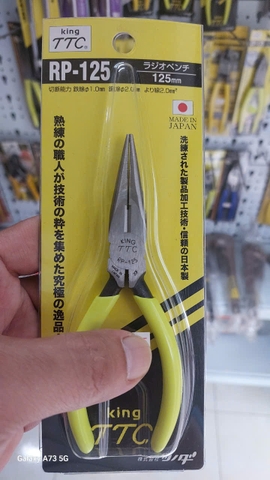 Kìm mũi nhọn 5 inch TSUNODA RP-125