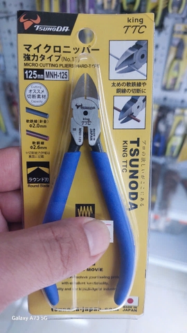 Kìm cắt điện tử loại cứng 125mm TSUNODA MNH-125