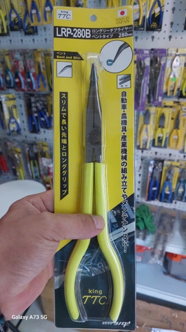 Kìm nhọn dài mũi cong 280mm TSUNODA LRP-280B