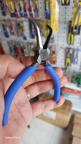 Kìm nhọn mũi cong  125mm (điện tử) TSUNODA FNP-125N
