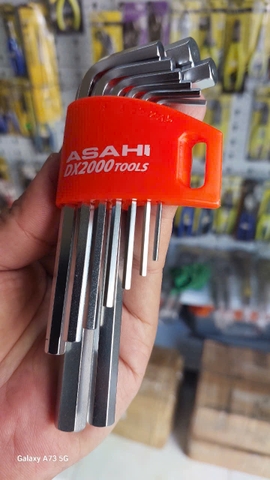 Bộ lục giác thường ngắn 1.5-10mm  ASAHI AXS0910