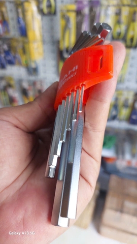 Bộ lục giác thường ngắn 1.5-10mm  ASAHI AXS0910