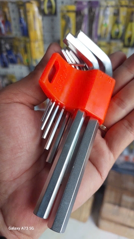 Bộ lục giác thường ngắn 1.5-10mm  ASAHI AXS0910