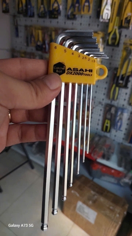 Bộ lục giác bi loại dài 1.5-6mm  ASAHI AQKS710