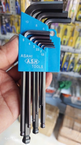 Bộ lục giác bi loại dài 1.5-10mm  ASAHI APS0990