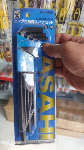 Bộ lục giác thường dài 1.5-10mm  ASAHI ALS0990
