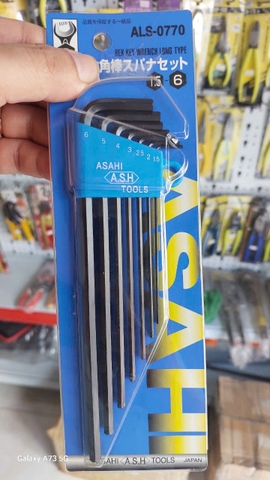 Bộ lục giác thường dài 1.5-6mm  ASAHI ALS0770